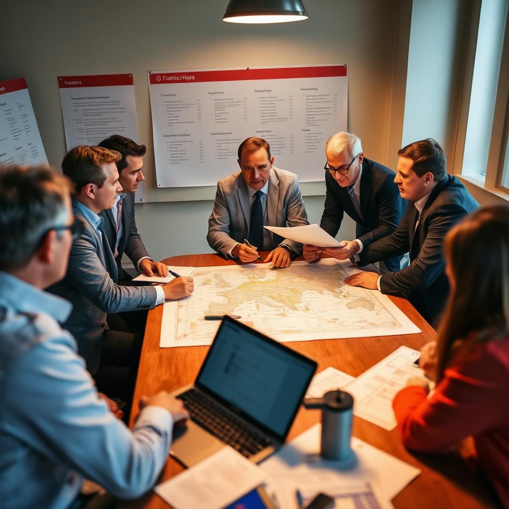 Campaign strategy room